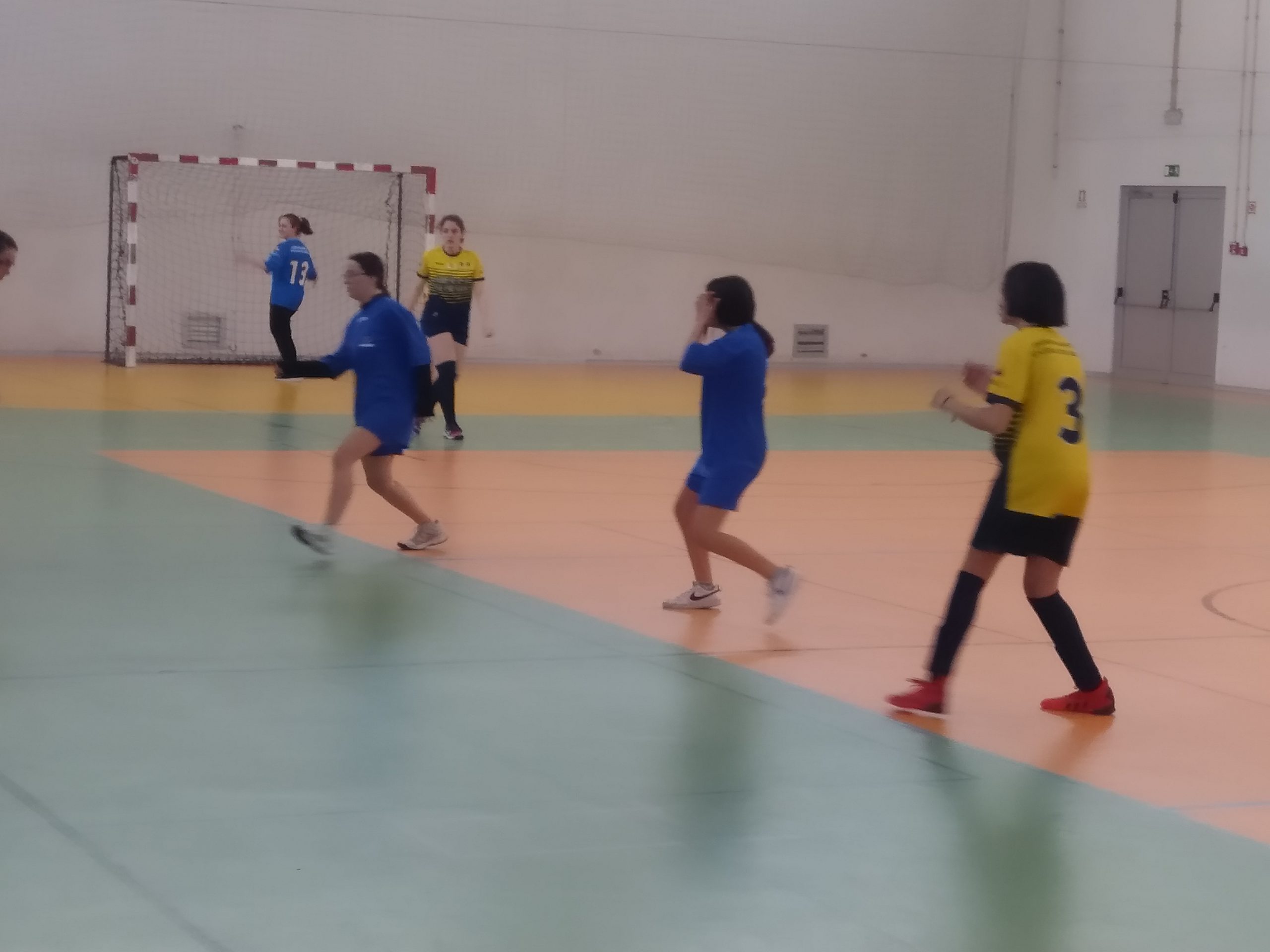 Desporto Escolar -Futsal Feminino Duas Vitórias Caseiras e Conquista do 1º lugar da série A