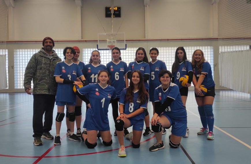 Equipa feminina de Voleibol | Escalão iniciadas – Desporto Escolar