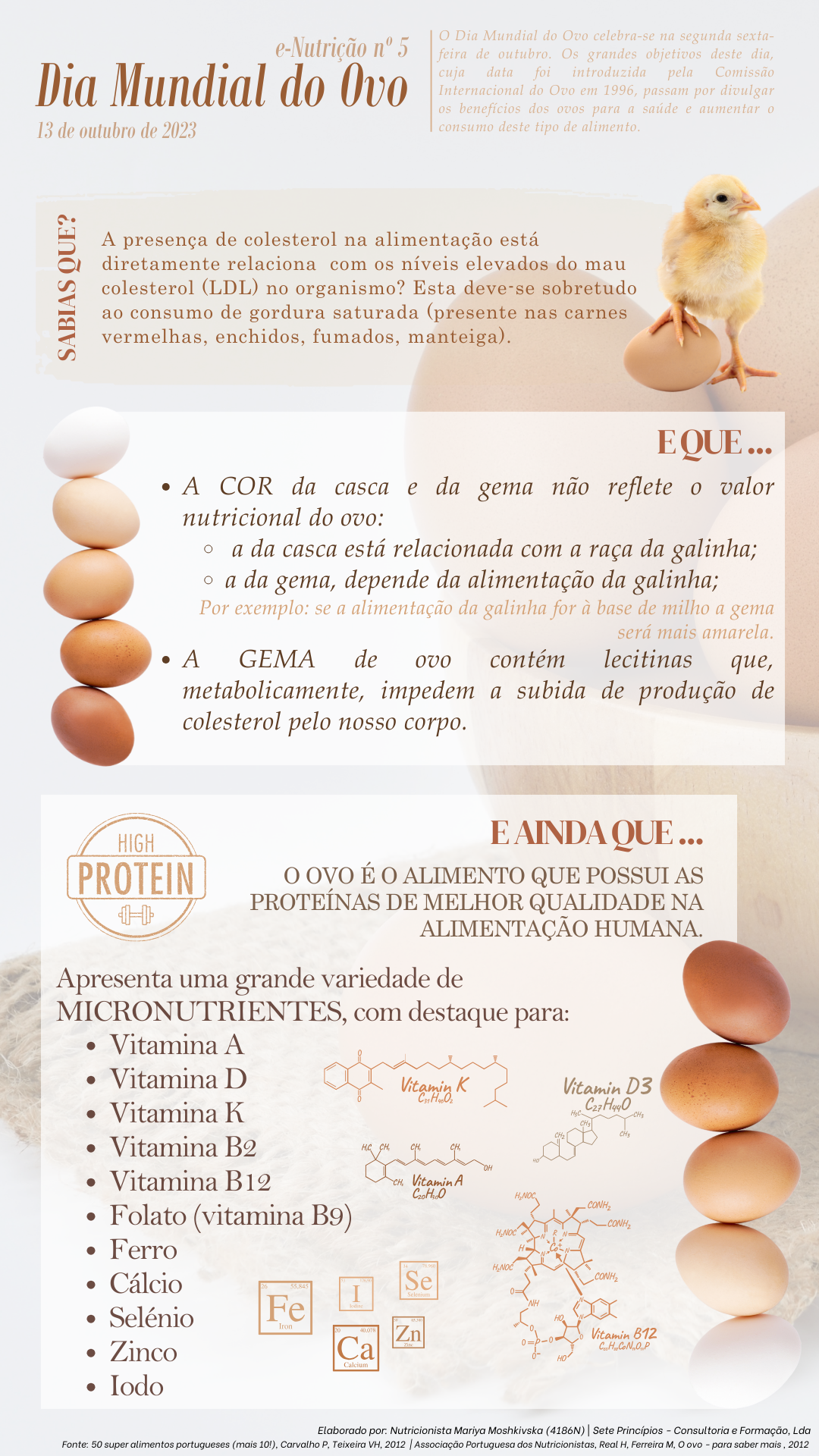 e-Nutrição nº 5 - Dia Mundial do Ovo
