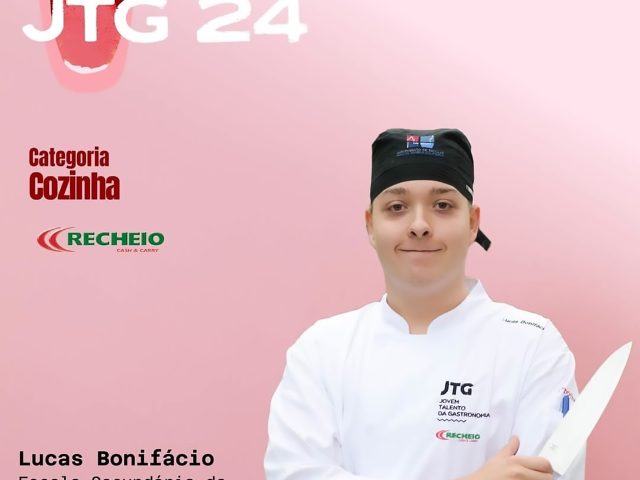 Finalista do Concurso Jovem Talento do Ano de 2024, na categoria Cozinha Recheio