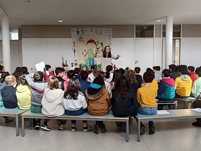 Visita da Escritora Manuela Mota Ribeiro