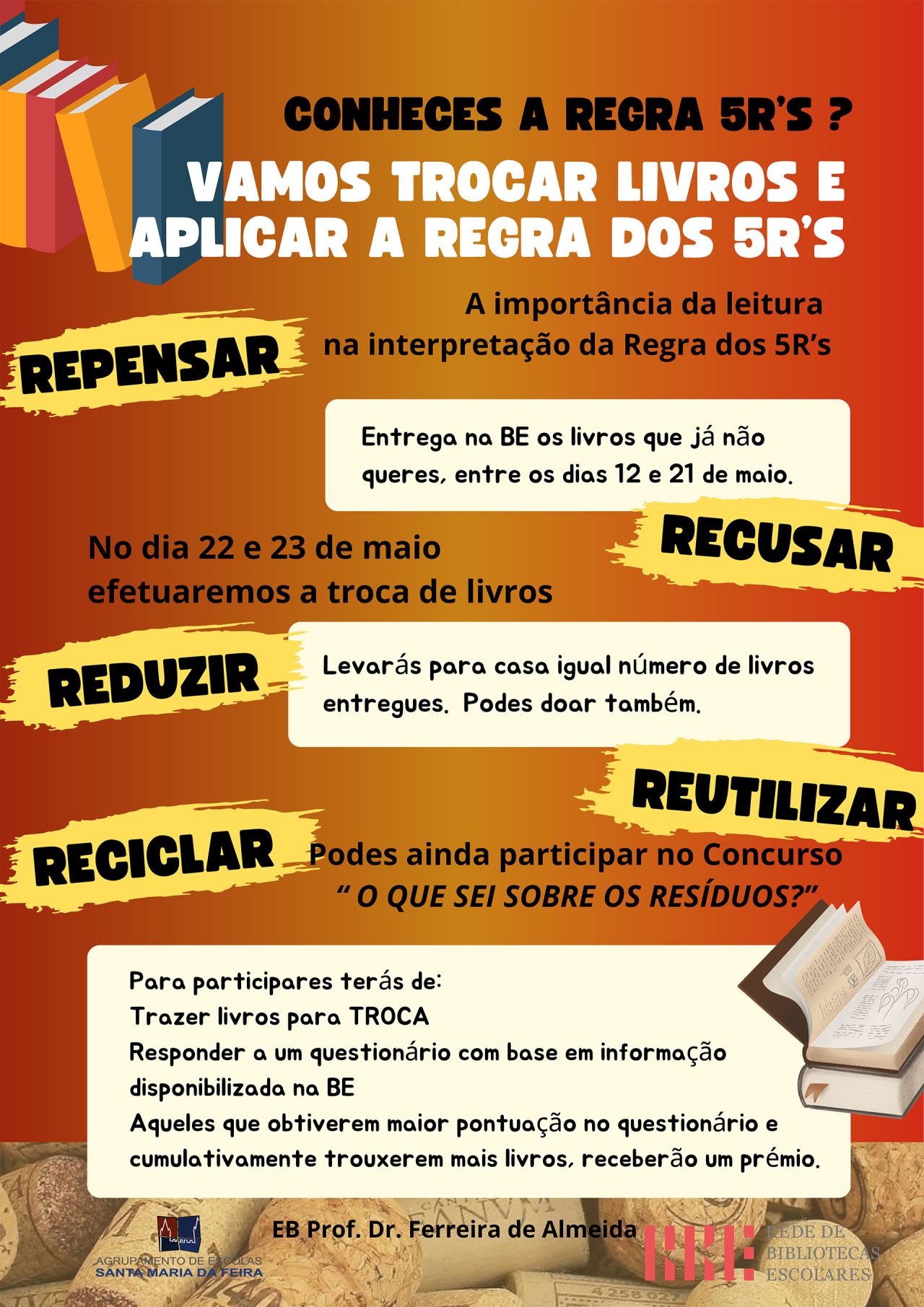 “Troca de Livros” na Biblioteca Escolar