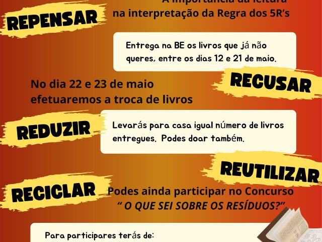 “Troca de Livros” na Biblioteca Escolar