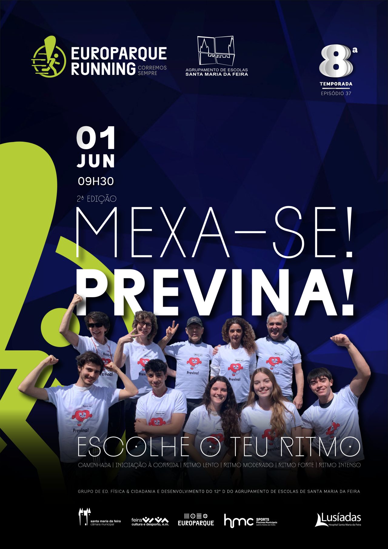 Caminhada no Europarque – dia 1 de Junho – para toda a Comunidade Educativa