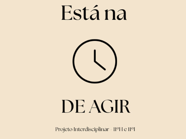 Projeto Interdisciplinar do 11.º H e I