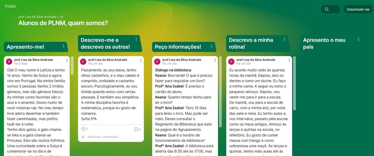 Padlet de PLNM