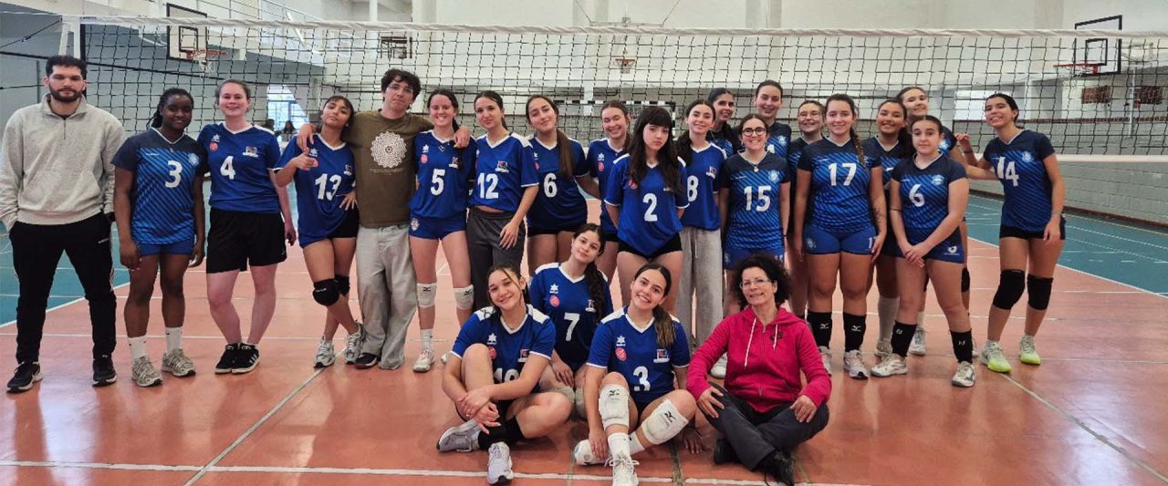 Equipa de Voleibol Juvenil Feminino vence por 3-0 na 2.ª Fase do Desporto Escolar | Desporto Escolar